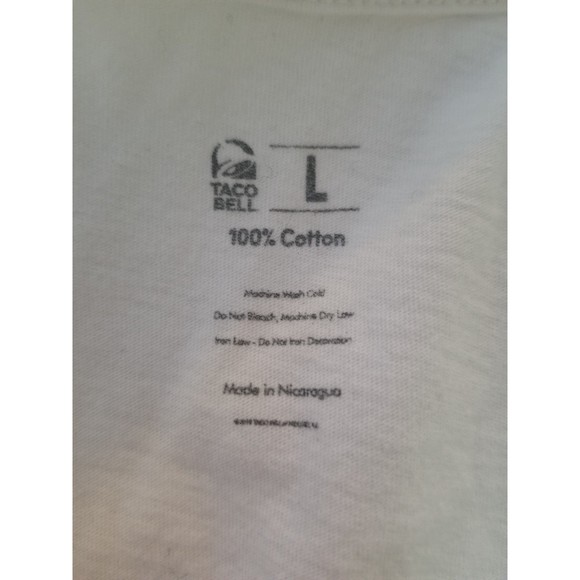 A taco Bell hotel & Resort The Bell Palm Springs tee t shirt white L large - Picture 4 of 5